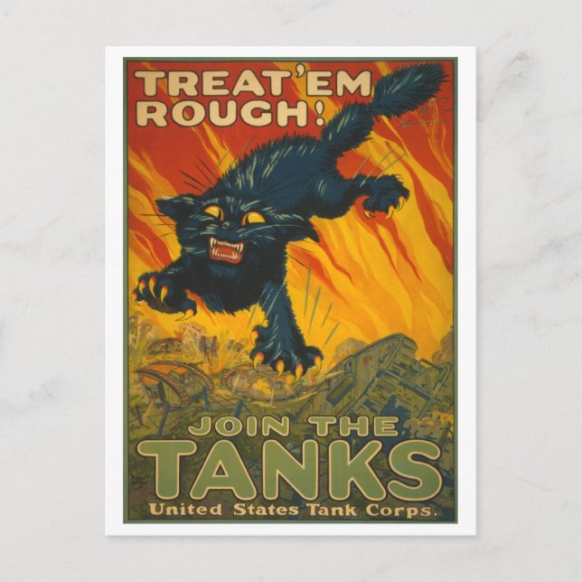 Leckerei "em Rough - Join the Tanks Postkarte (Vorderseite)