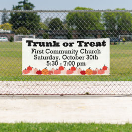 Leckerei fällt Pumpkin Themed Community Event Banner