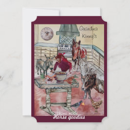 Leckerei Feiertagskarte