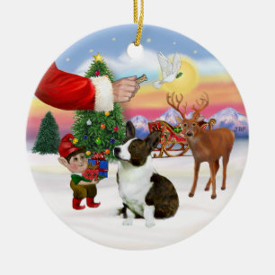 Leckerei für einen Kardigan Welsh Corgi Keramikornament