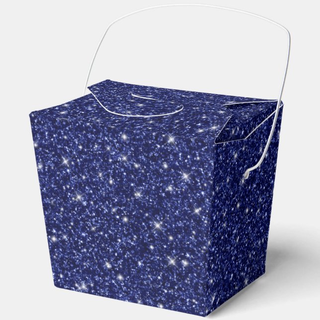 Leckerei für Glitzer Party Geschenkschachtel (Vorderseite)