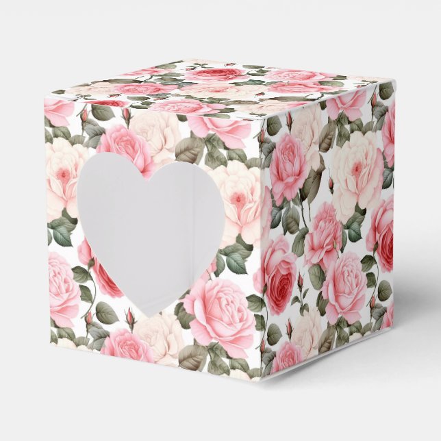Leckerei für Rosen-Party Geschenkschachtel (Vorderseite)