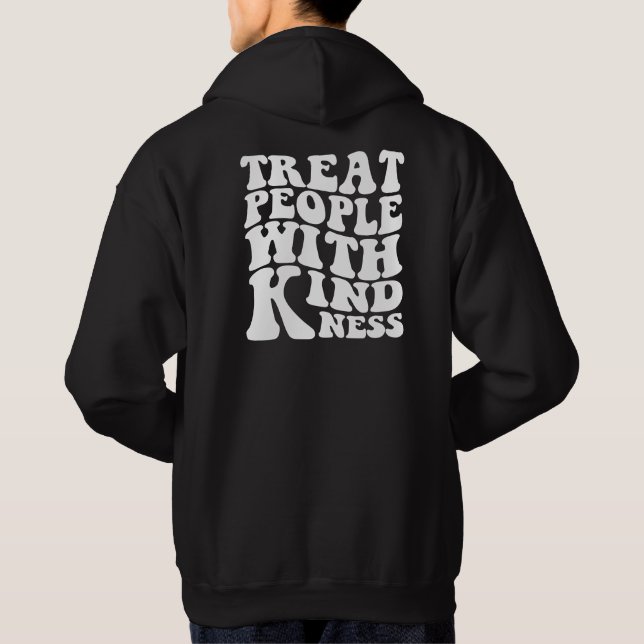 Leckerei Leute mit Freundlichkeit, ästhetische Hoo Hoodie (Rückseite)