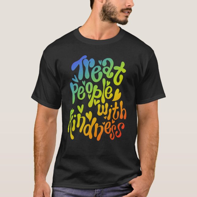 Leckerei Menschen mit Freundlichkeit gegen Schikan T-Shirt (Vorderseite)