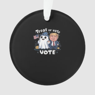 Leckerei oder Abstimmung, spöttischer Trumpkin, Ha Ornament