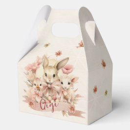 Leckerei "personalisiert Bunny, Chick & Lamb" Geschenkschachtel