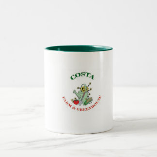 Leckerei sich zu einer Schale von Joe in der Art! Zweifarbige Tasse