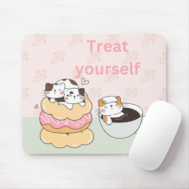 Leckerei Sie selbst Katzen Mousepad (Mit Mouse)