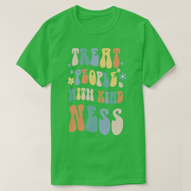 Leckerei von Menschen mit Freundlichkeit T-Shirt (Design vorne)