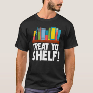 Leckerei Yo Shelf Halloween Reading für Autor T-Shirt