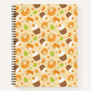 Leckereien im Herbst SpiralNotebook Notizbuch