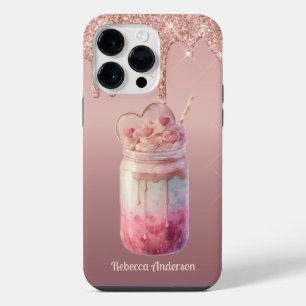 Leckerer Boba-Blasen-Milchtee-Dessert iPhone 14 Pro Max Hülle