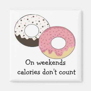 Leckerer Donut-Spruch Magnet