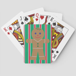 Leckerer und verspielter Weihnachtsmann aus Lebkuc Spielkarten