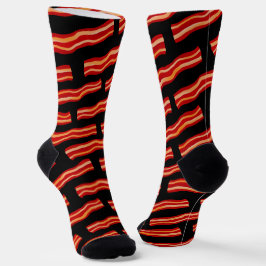 Leckeres Bacon-Streifen-Muster Socken