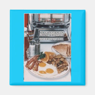 Leckeres Diner-Essen-Magnet Magnet