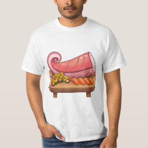 Leckeres Lachs-Sashimi und -Spieße T-Shirt