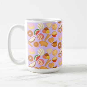 Leckeres mexikanisches Pan Dulce Süßbrot Kaffeetasse