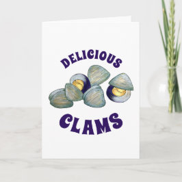 Leckeres New England RI Steamed Clams Karte
