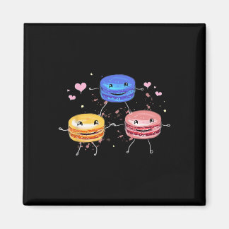 Leckeres süßes Cheerleading-Macaron-Geschenk Magnet