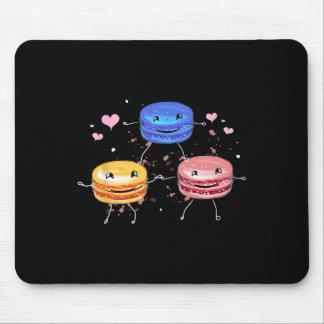 Leckeres süßes Cheerleading-Macaron-Geschenk Mousepad