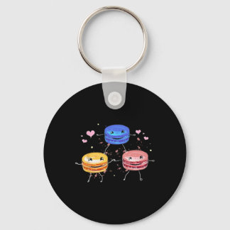 Leckeres süßes Cheerleading-Macaron-Geschenk Schlüsselanhänger