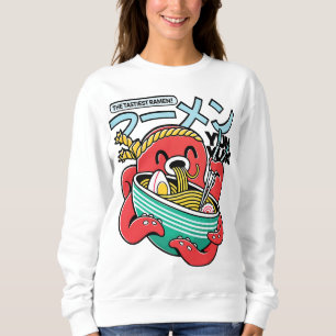 Leckerster Ramen Oktopus – Kawaii japanische Nudel Sweatshirt