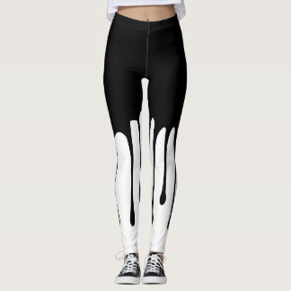 Leckschwarz Leggings