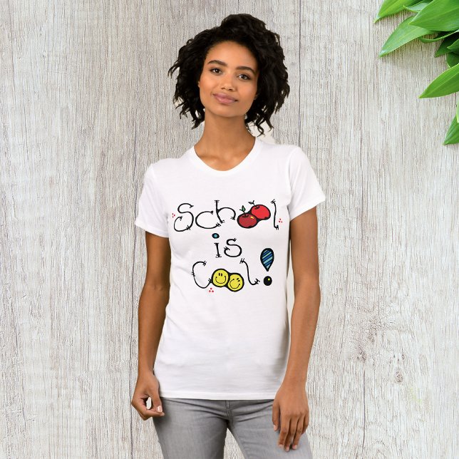 L'École Est Un T-shirt Femme Cool (Créateur téléchargé)