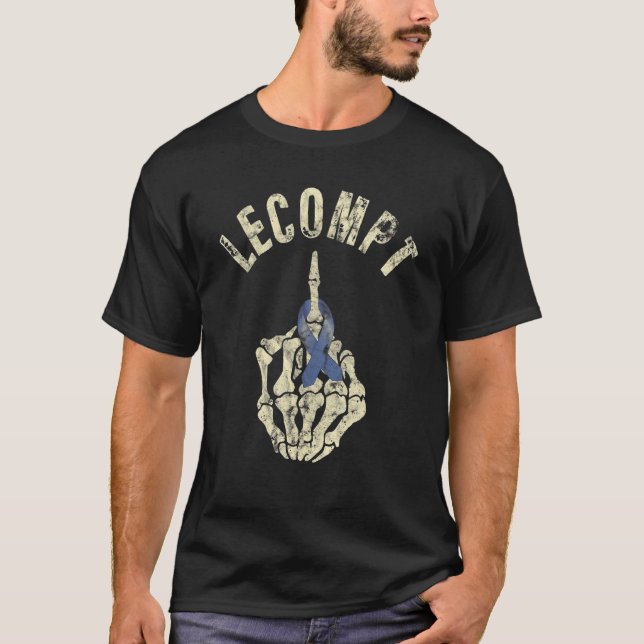 Lecompt Ribbon Skeleton Handknochen T-Shirt (Vorderseite)