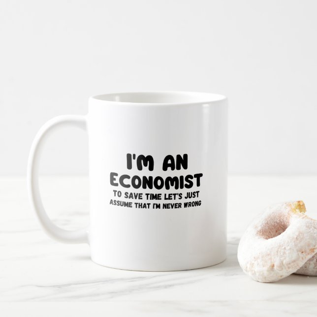 L'économiste Mug Gift pour les femmes (Avec donut)