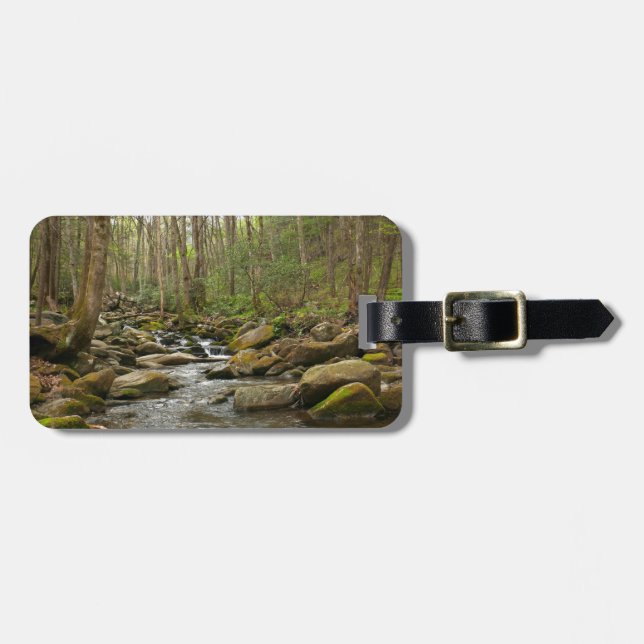 LeConte Creek auf den Großen Smoky-Bergen Gepäckanhänger (Vorderseite horizontal)