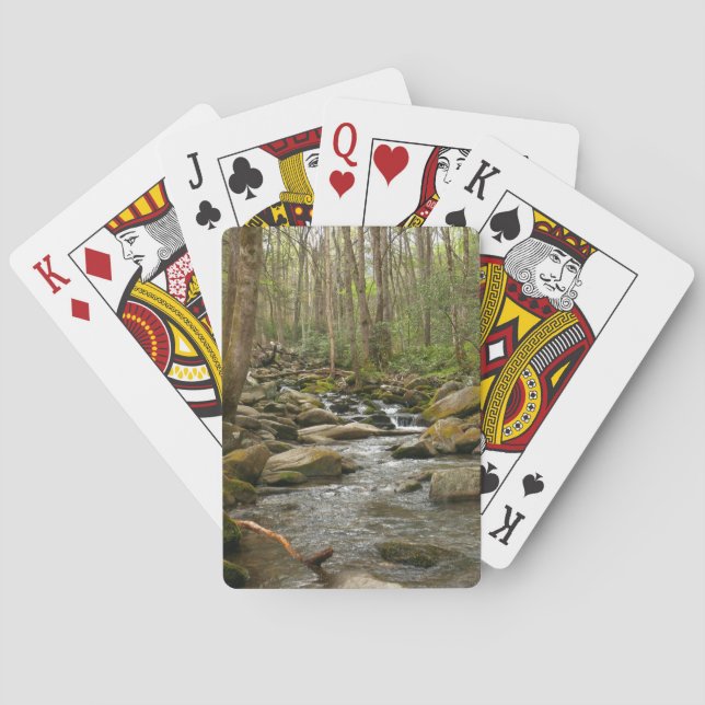 LeConte Creek auf den Großen Smoky-Bergen Spielkarten (Rückseite)