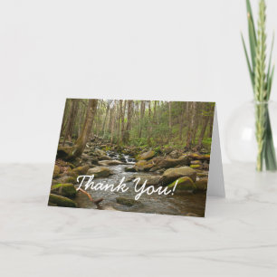 LeConte Creek in Great Smoky Mountains Dankeskarte
