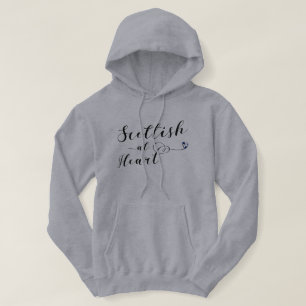 L'écossais au Sweat - shirt à capuche du coeur