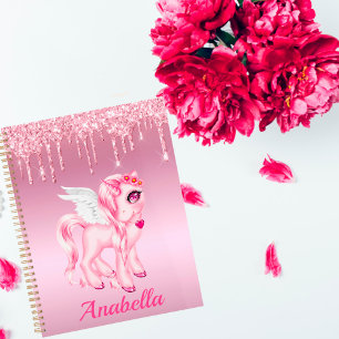Lecteurs de Parties scintillant de licorne rose