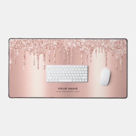 Lecteurs de Parties scintillant rose glam | Nom pe