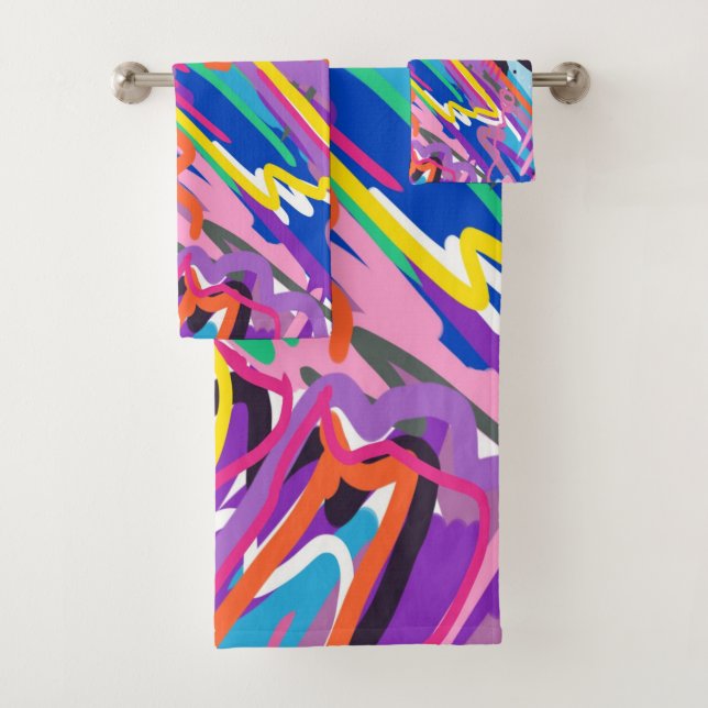 Lecture couleur Impression Abstraite (En situation)