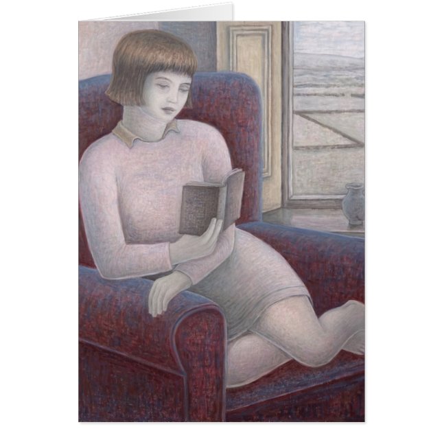 Lecture de fille dans le fauteuil 2009 (Devant)