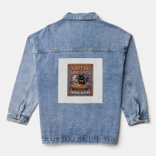 Lecture de la fortune du café et des chats feuille