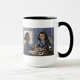 Lecture de la tasse de feuille