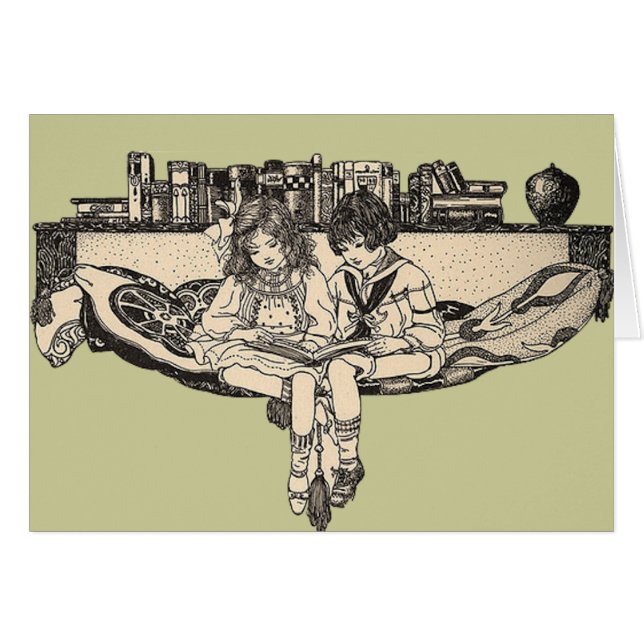 Lecture des filles et des garçons (Devant horizontal)