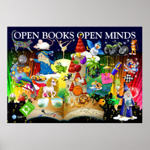 Lecture d'un autre enseignant - Poster d'alphabéti