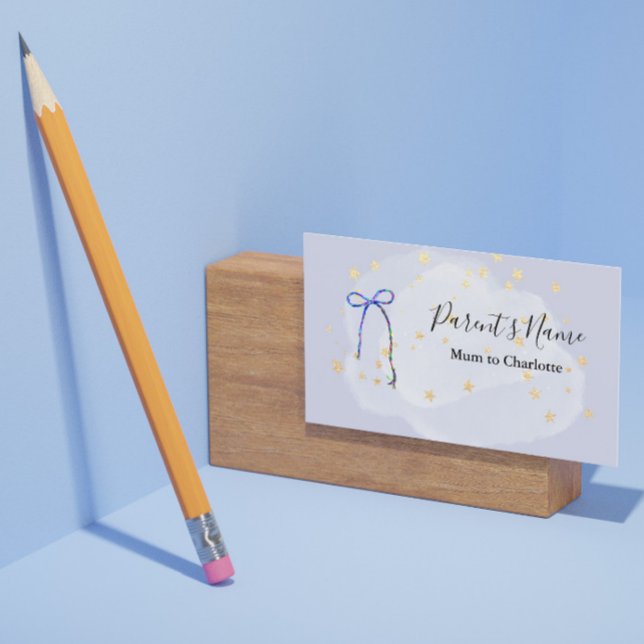 Lecture Ours et étoiles Carte de visite (Créateur téléchargé)