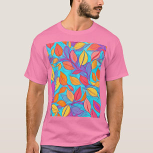 LED beleuchtetes Bordell: Cartoon-Blätter T-Shirt