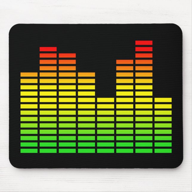 LED-Entzerrer-Platte lustiger Mousepad Spaß (Vorne)