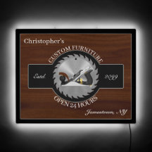 LED-Signatur für die benutzerdefinierte Holzbearbe
