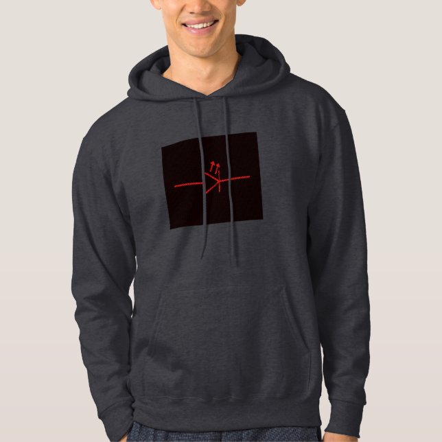 LED-Symbol Hoodie (Vorderseite)