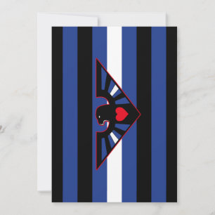 Leder-Adler-Stolzflagge Feiertagskarte