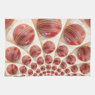 Leder Ball Rhythm Cricket Bälle: Rhythmische Anord Handtuch